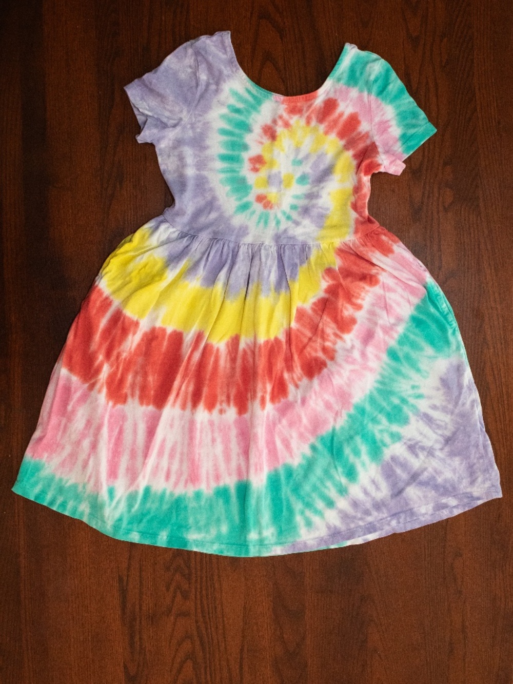 Land's End Girls Tie Dye Dress
